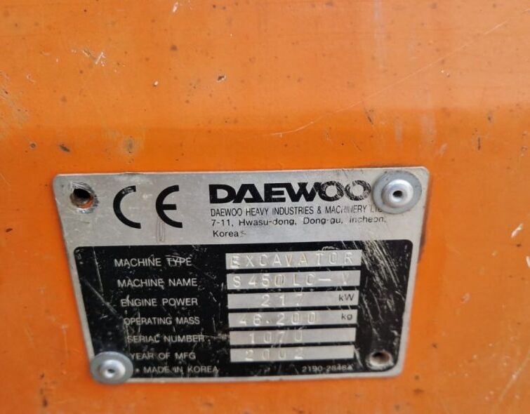 DAEWOO S450 LC-V